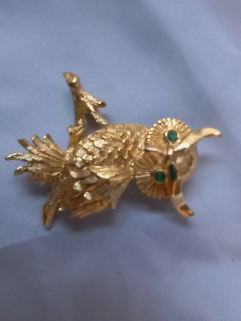 Monet Owl Brooch